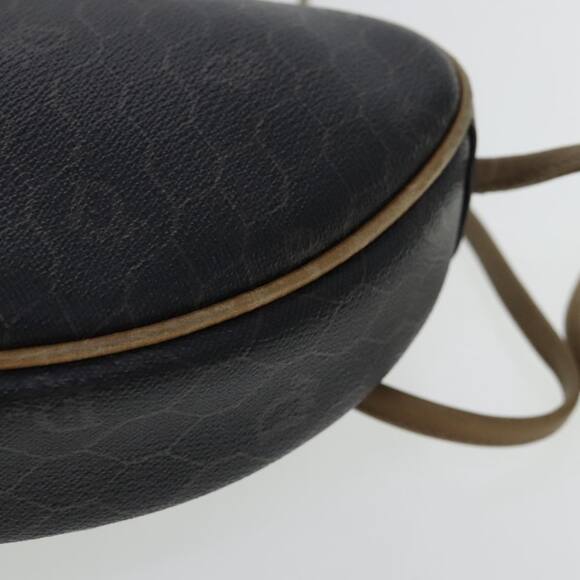 DIOR Honeycomb Canvas Shoulder Bag Black Brown Silver - Picture 14 of 16